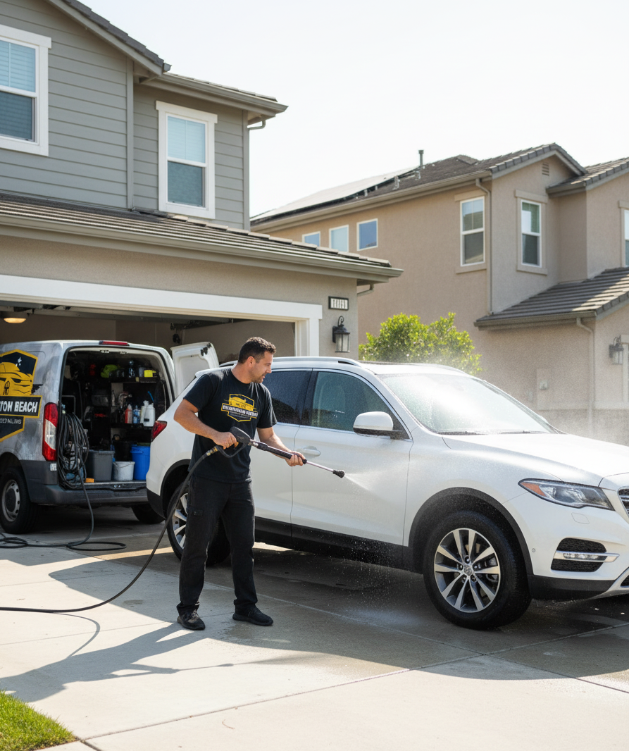 Mobile detailing at home — Huntington Beach Mobile Detailing arrives at your driveway
