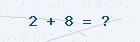 Math captcha — solve to verify